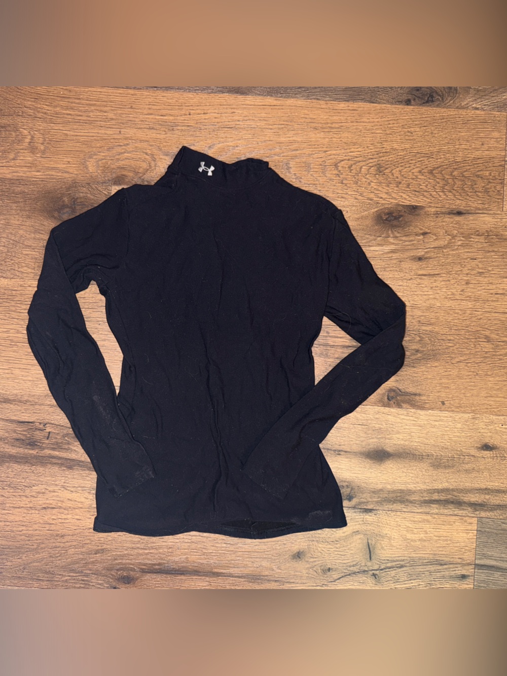 Under Armour Black Long-Sleeve Crew Top